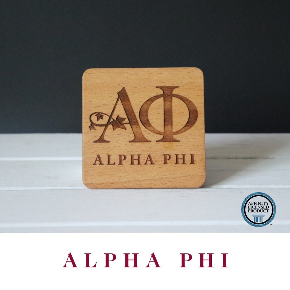 Alpha Phi (Set of 4 Coasters)